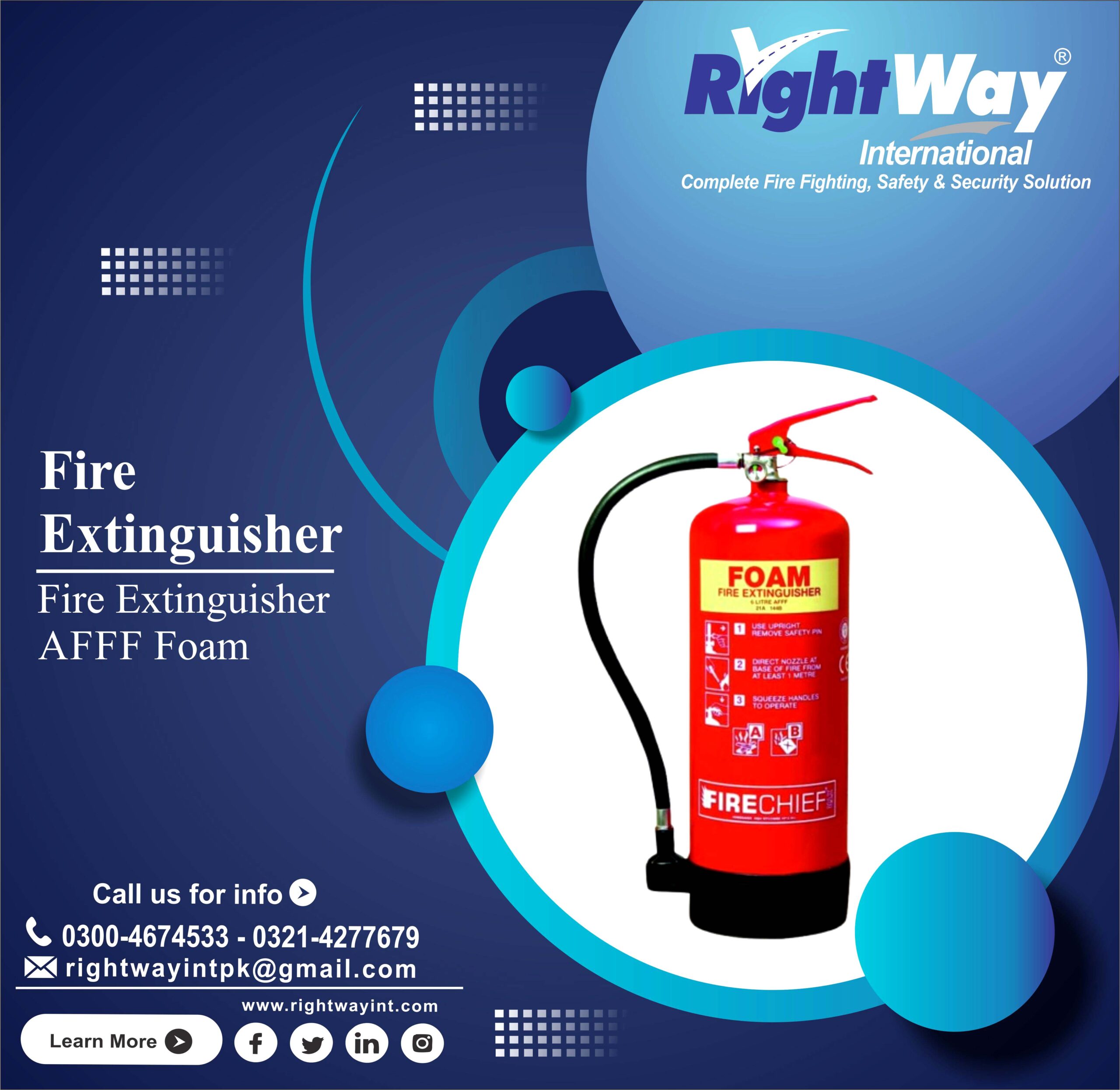 Fire Extinguisher AFFF Foam