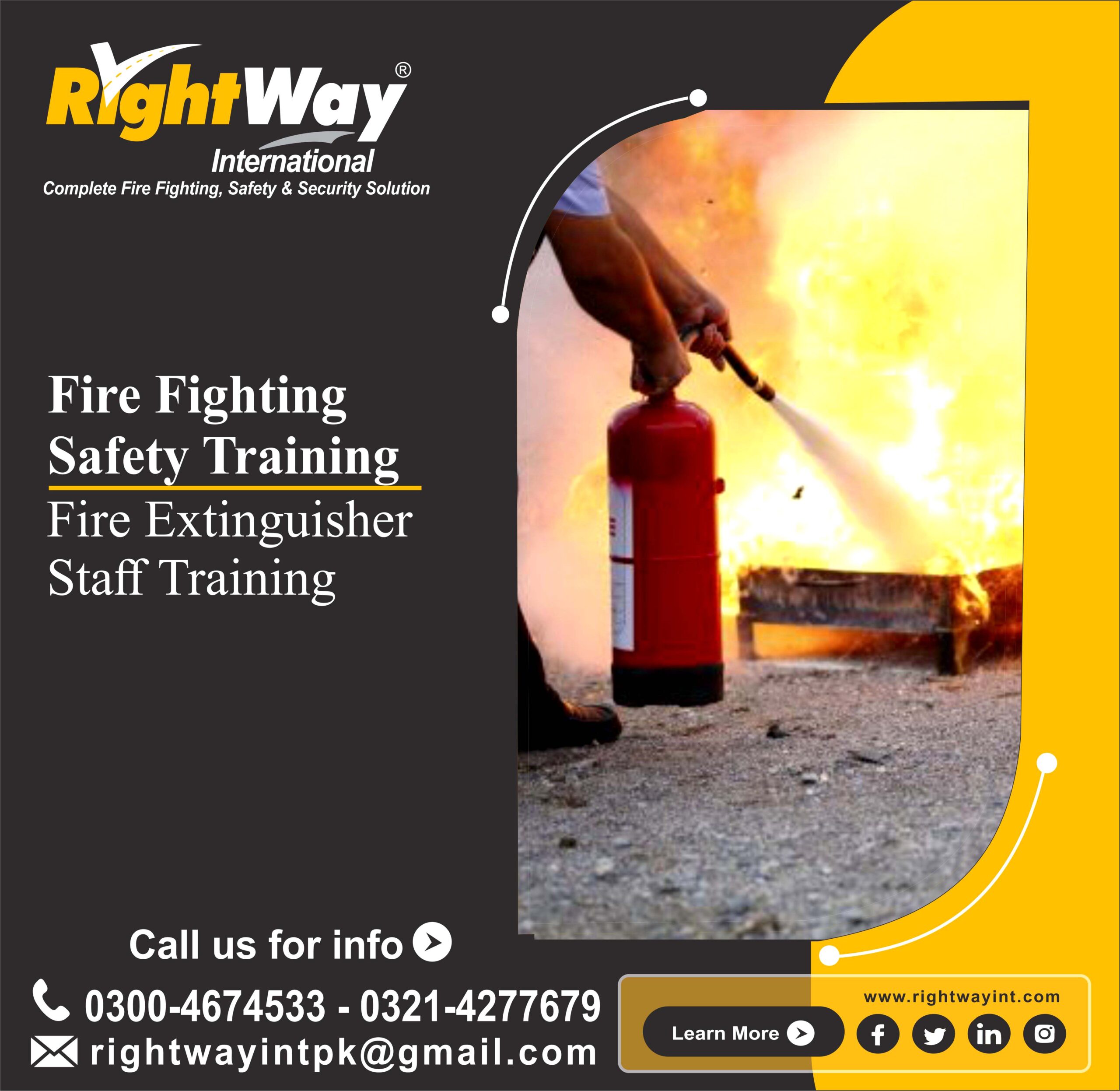 Fire Extinguisher Staff Training