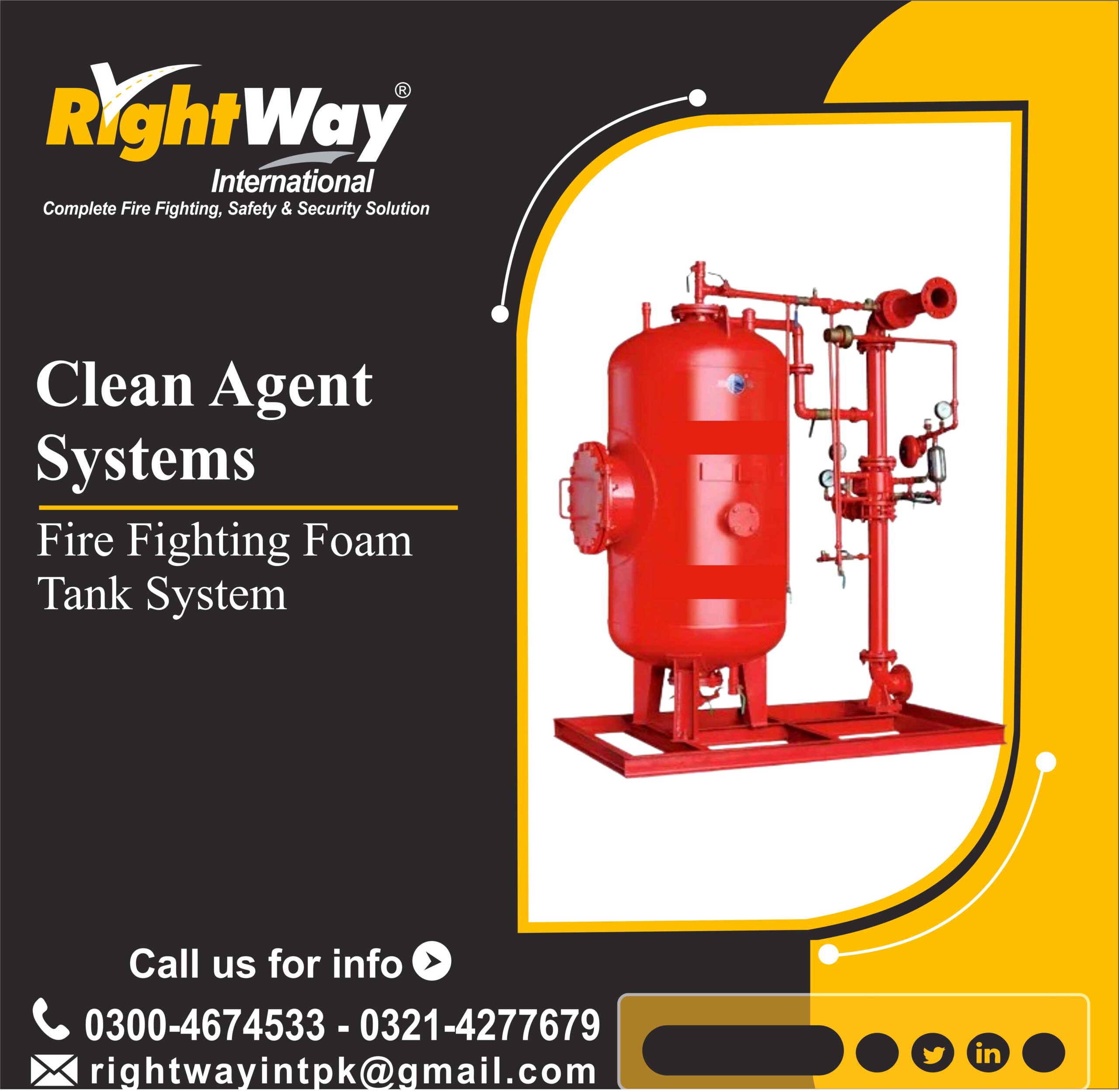 Fire Fighting Foam Tank System
