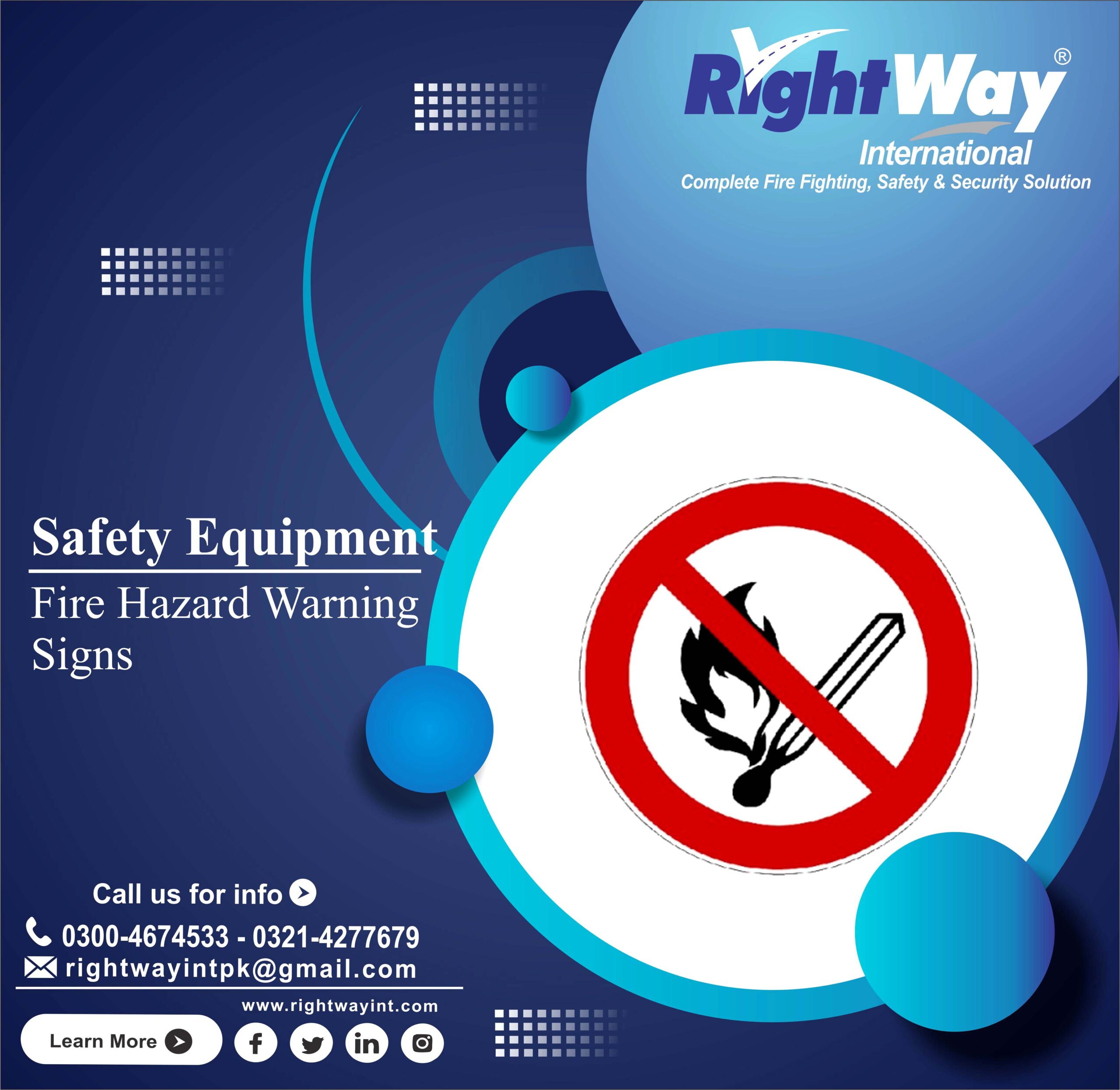 Fire Hazard Warning Signs