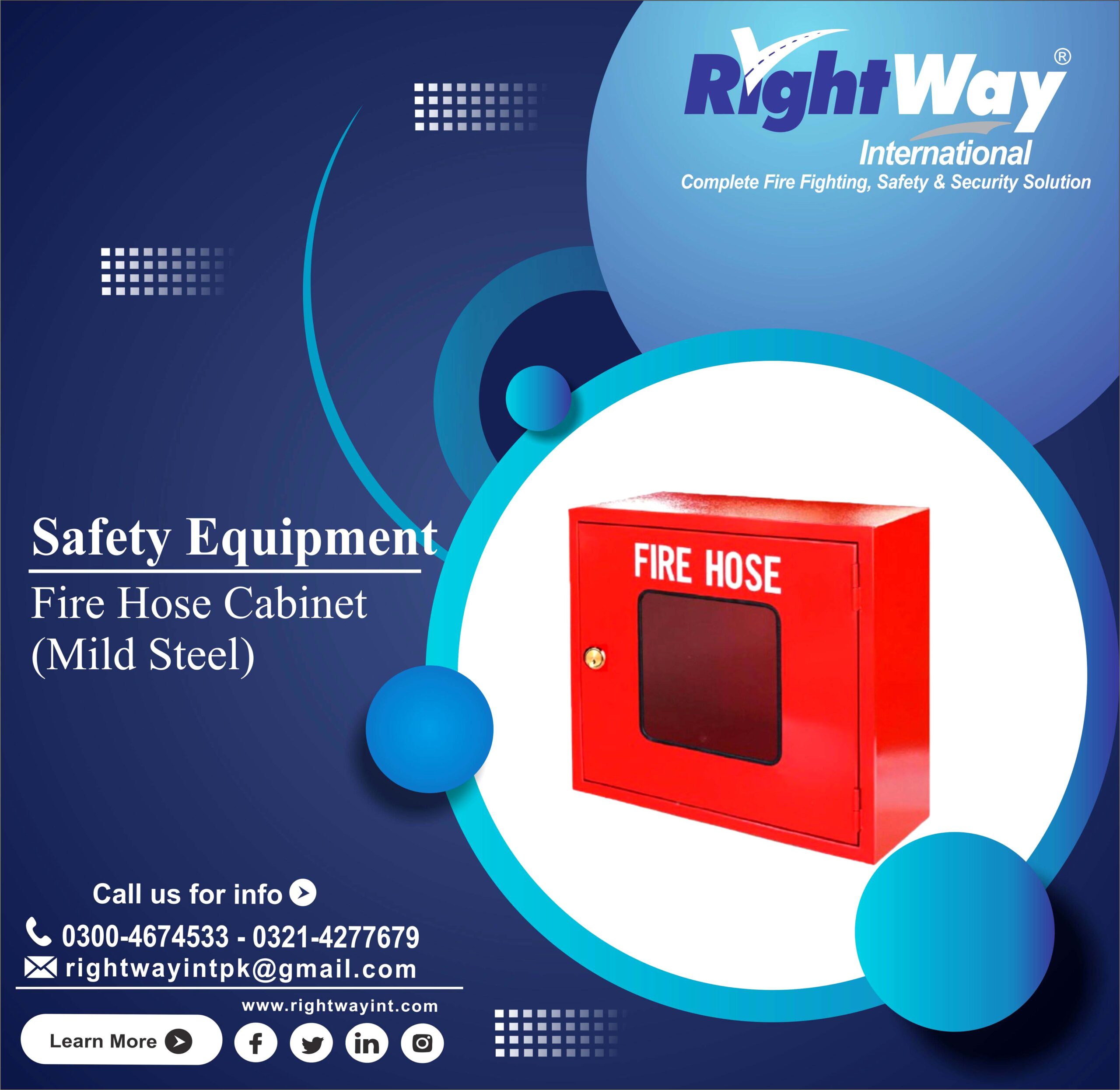 Fire Hose Cabinet (Mild Steel)