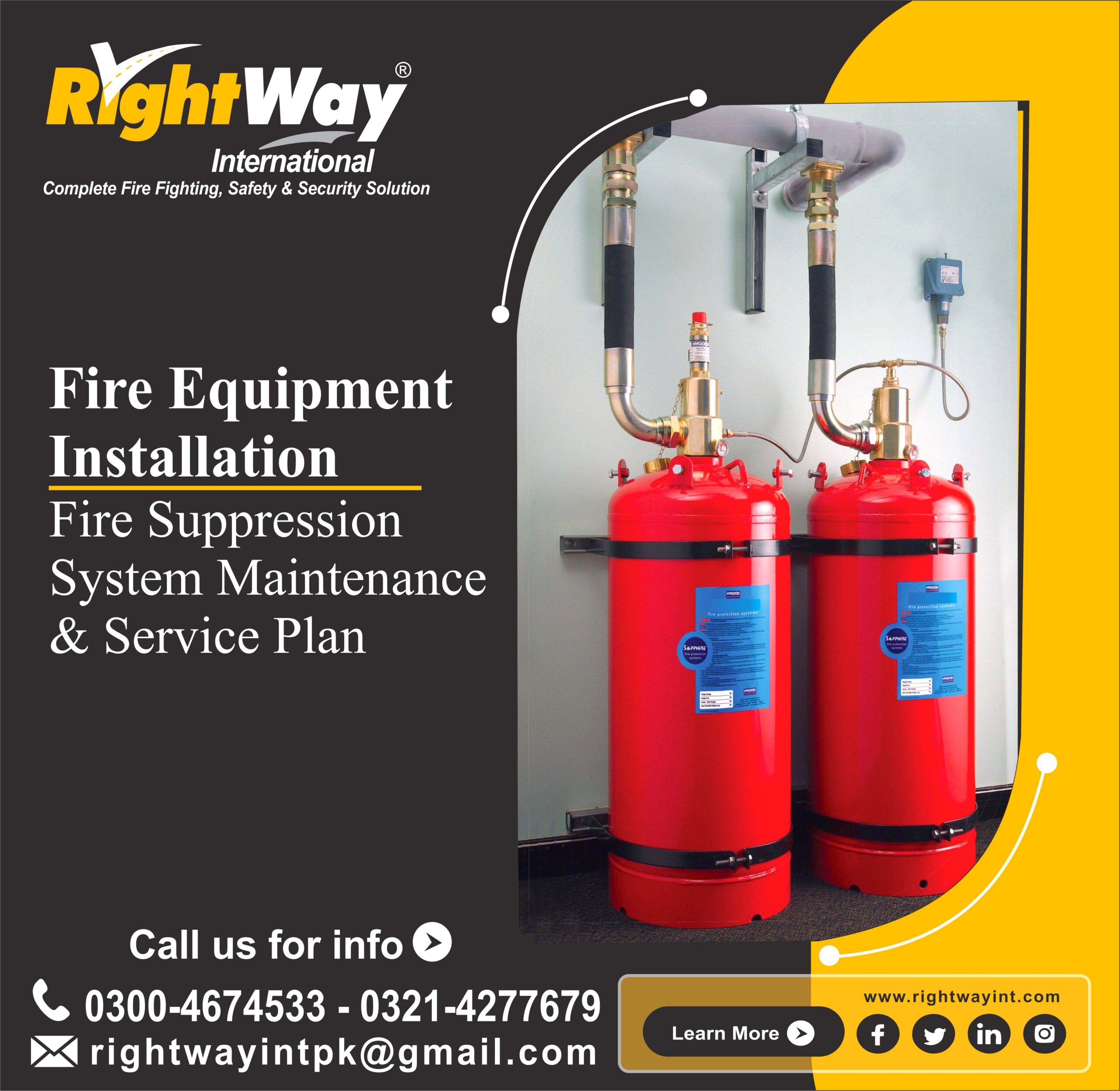 Fire Suppression System Maintenance & Service Plan
