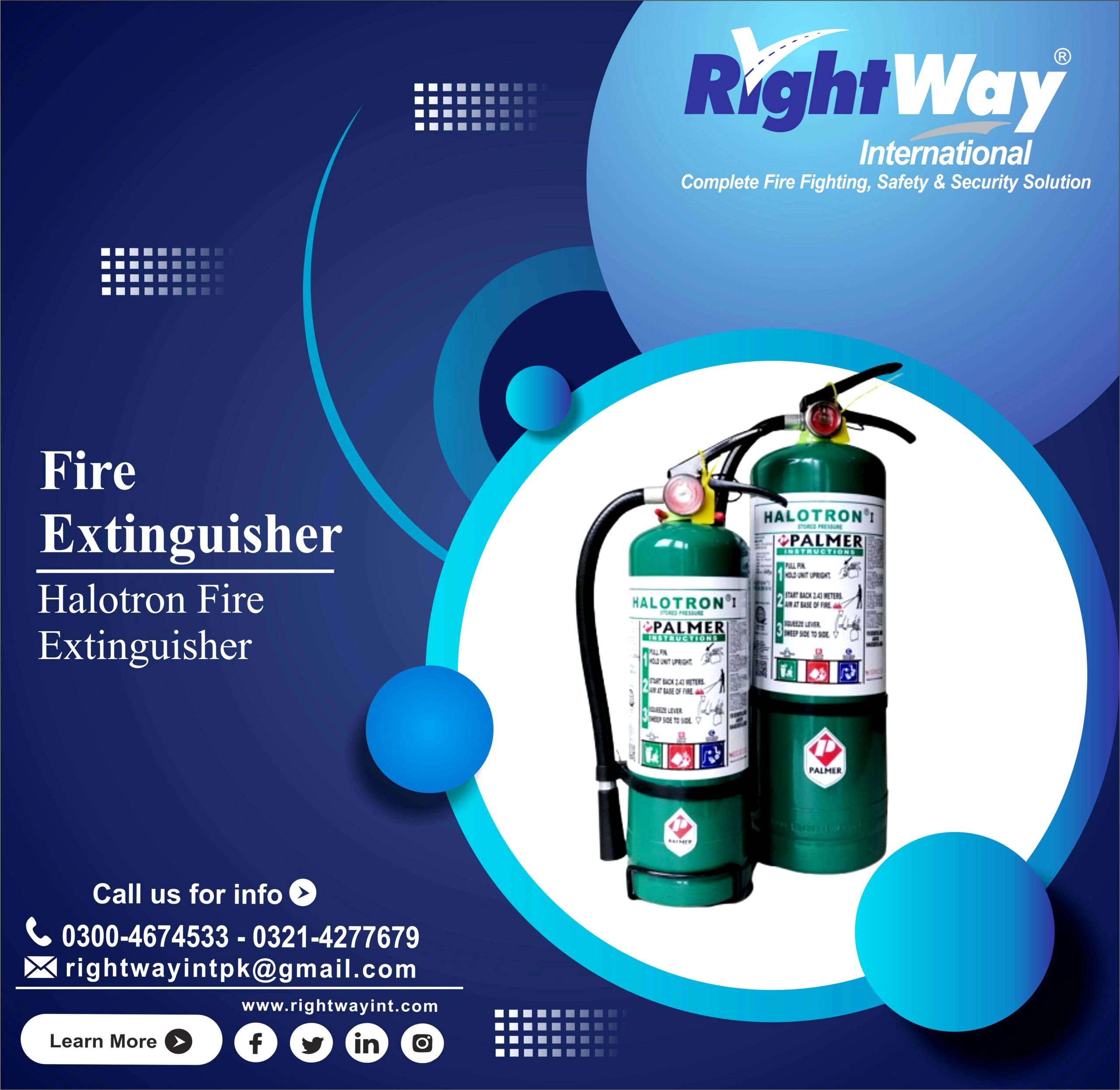 Halotron Fire Extinguishers