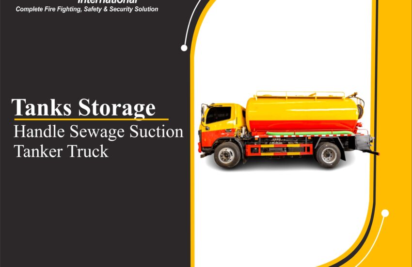 Handle Sewage Suction Tanker Truck
