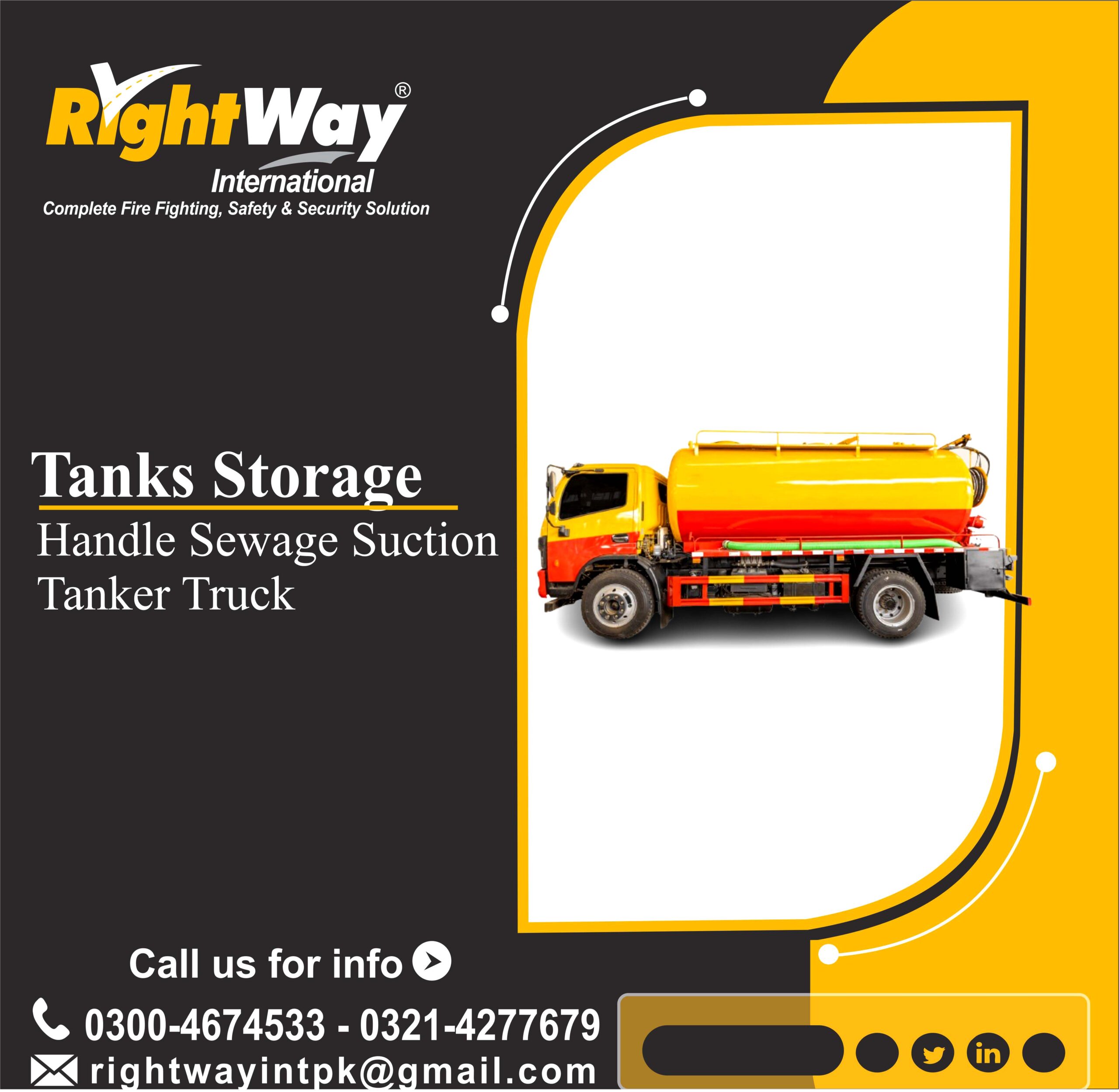 Handle Sewage Suction Tanker Truck