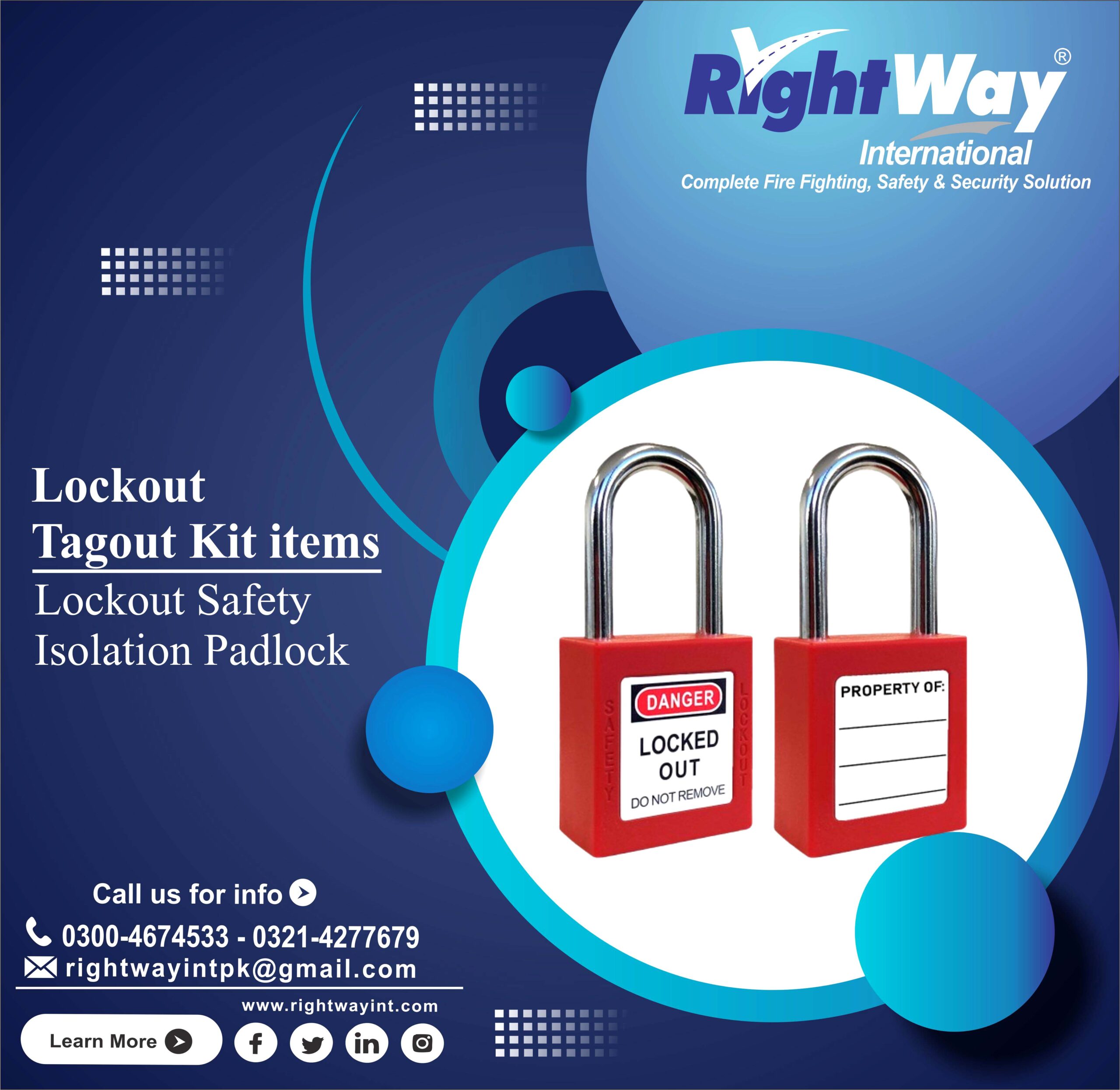 Lockout Safety Isolation Padlock