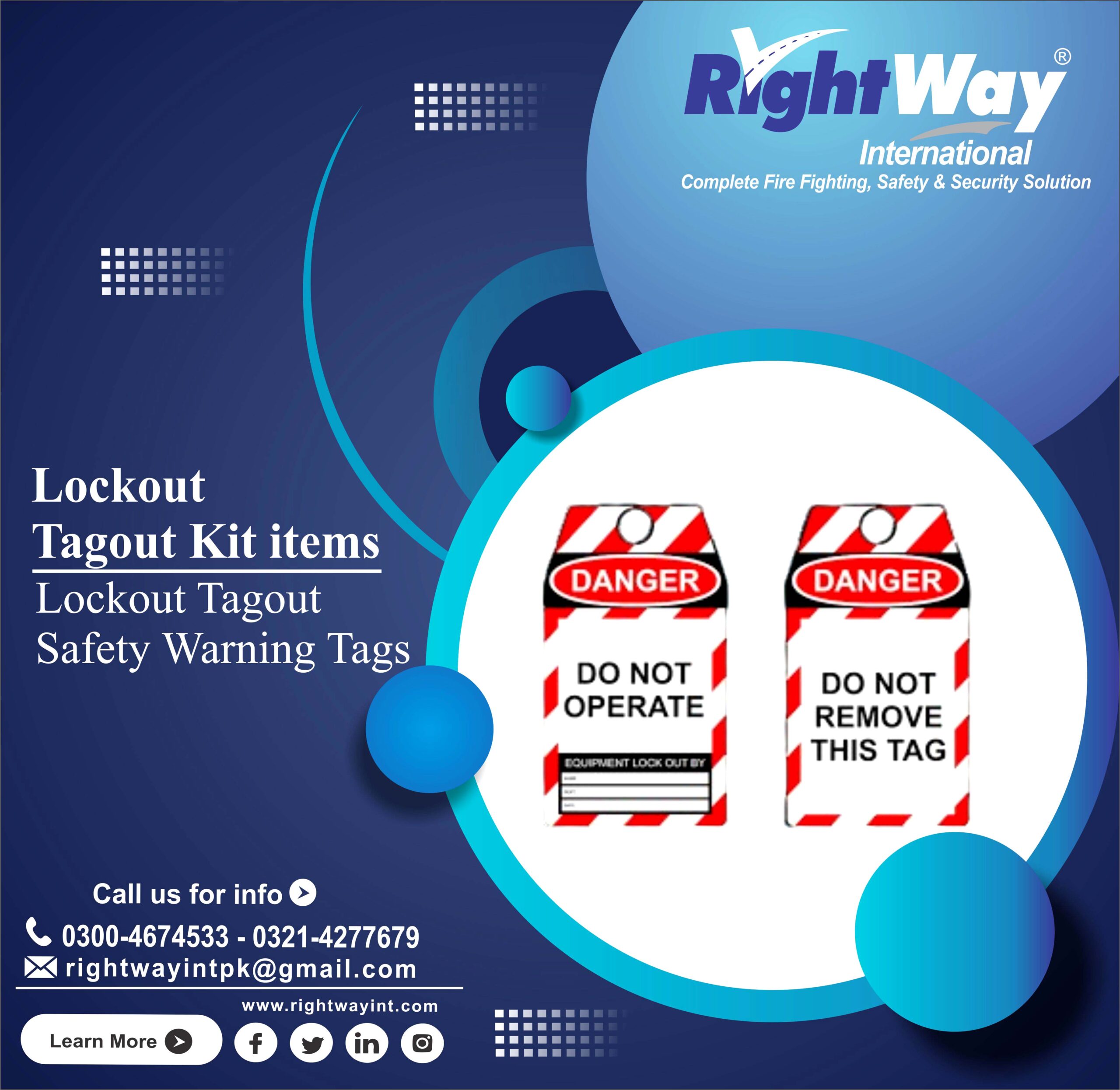 Lockout Tagout Safety Warning Tags