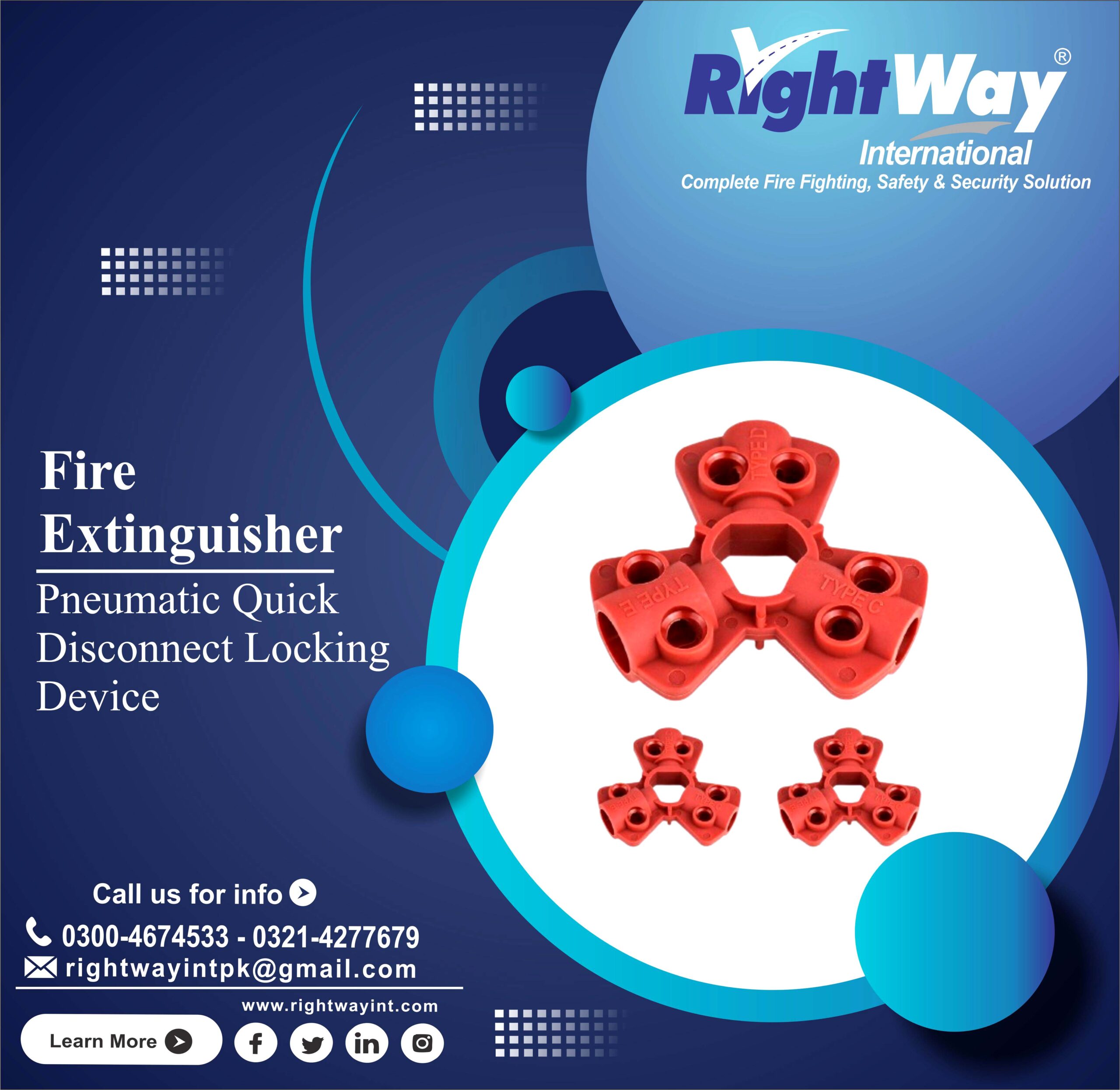 Pneumatic Quick Disconnect Locking Device