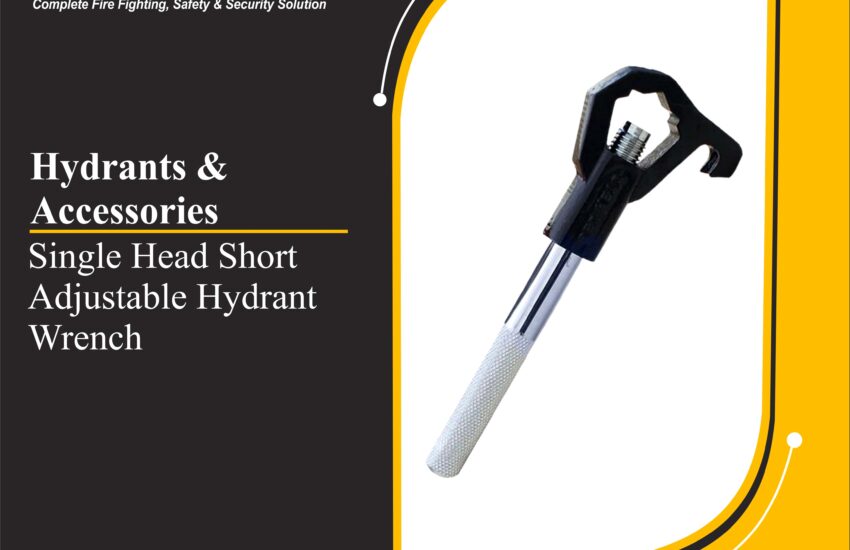 Single Head Short Adjustable Hydrant Wrench