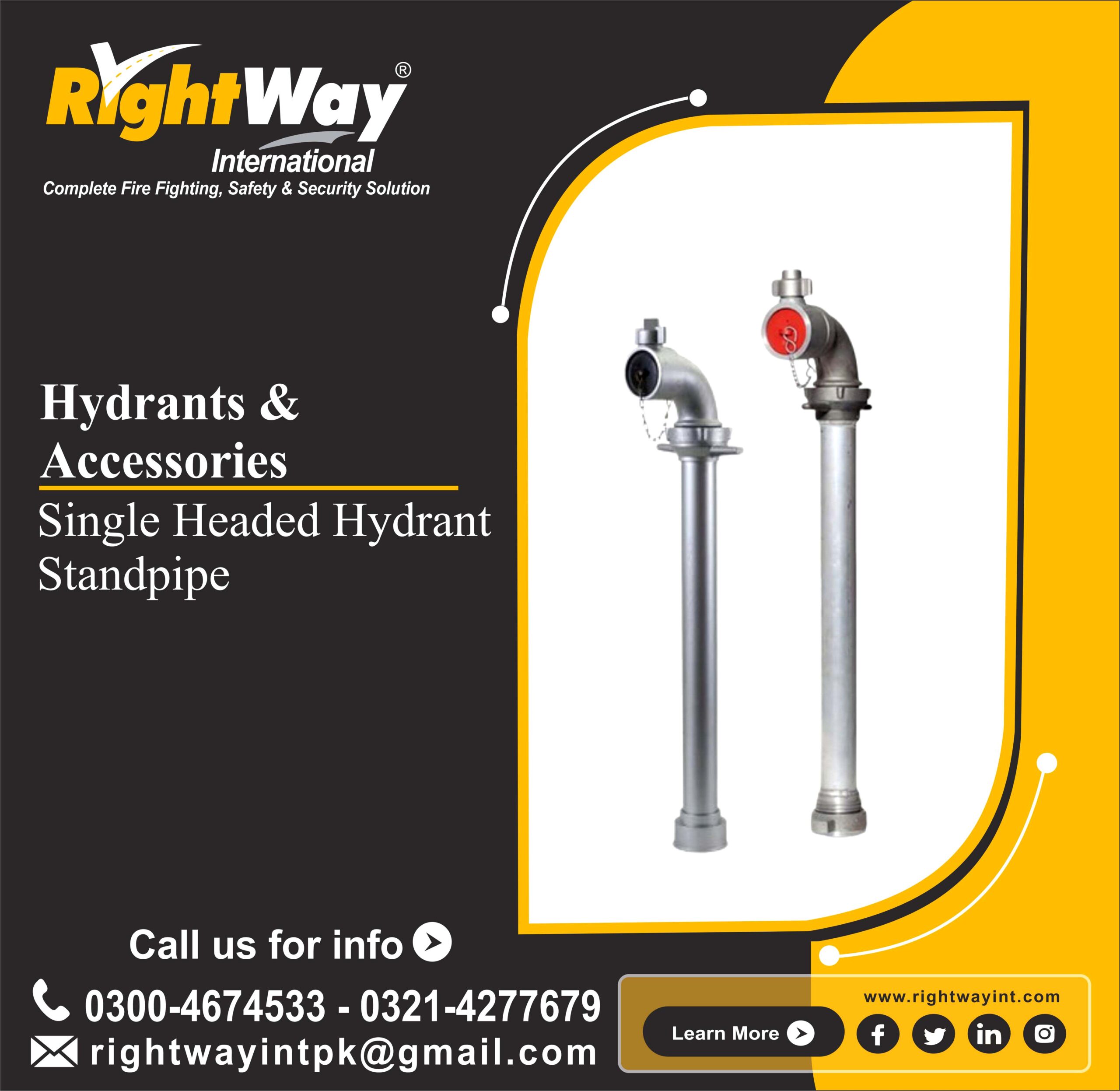 Single Headed Hydrant Standpipe