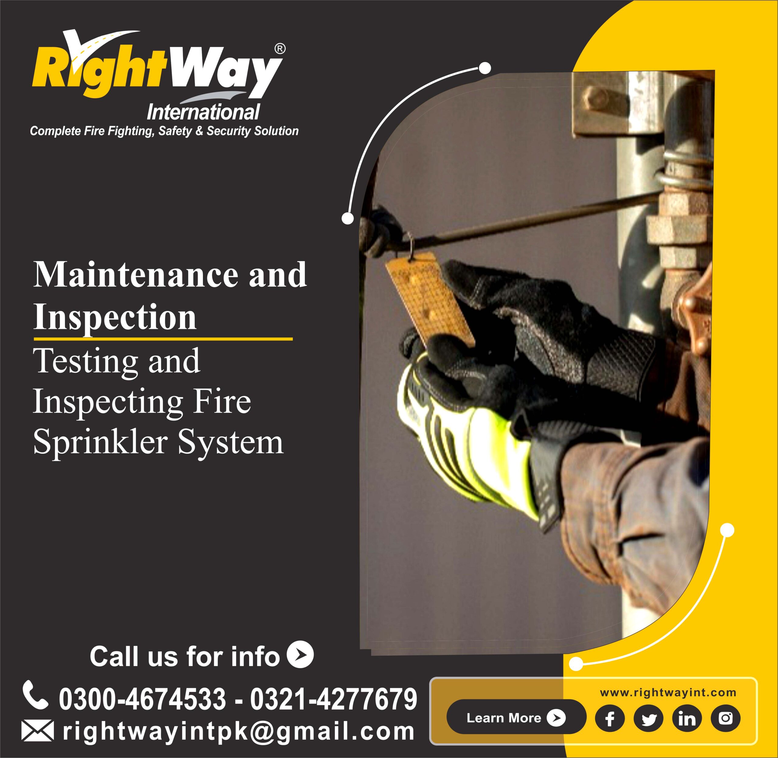 Testing and Inspecting Fire Sprinkler System