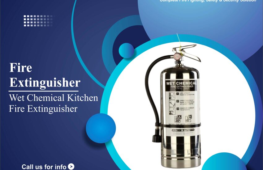 Wet Chemical Kitchen Fire Extinguisher