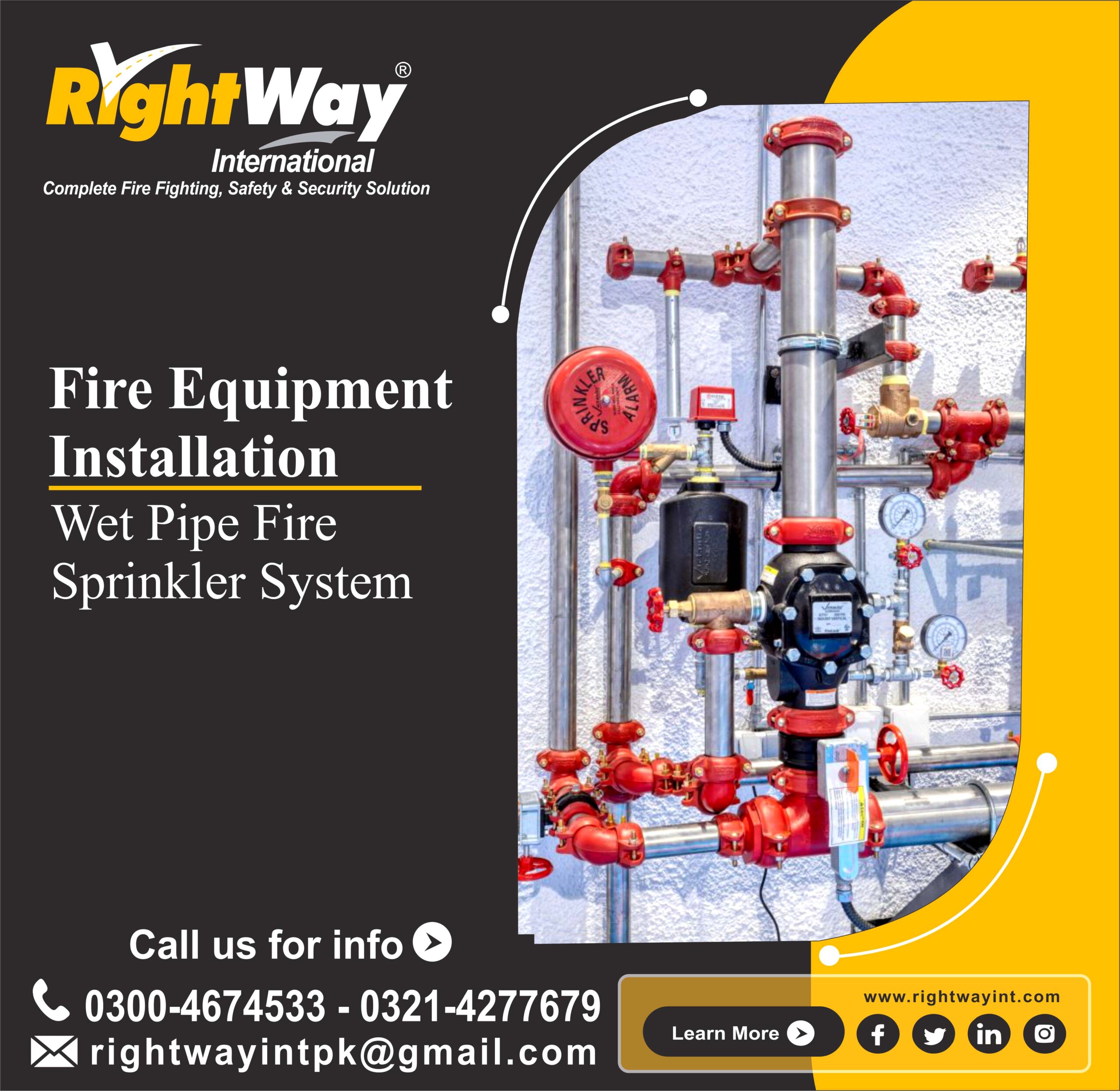 Wet Pipe Fire Sprinkler System