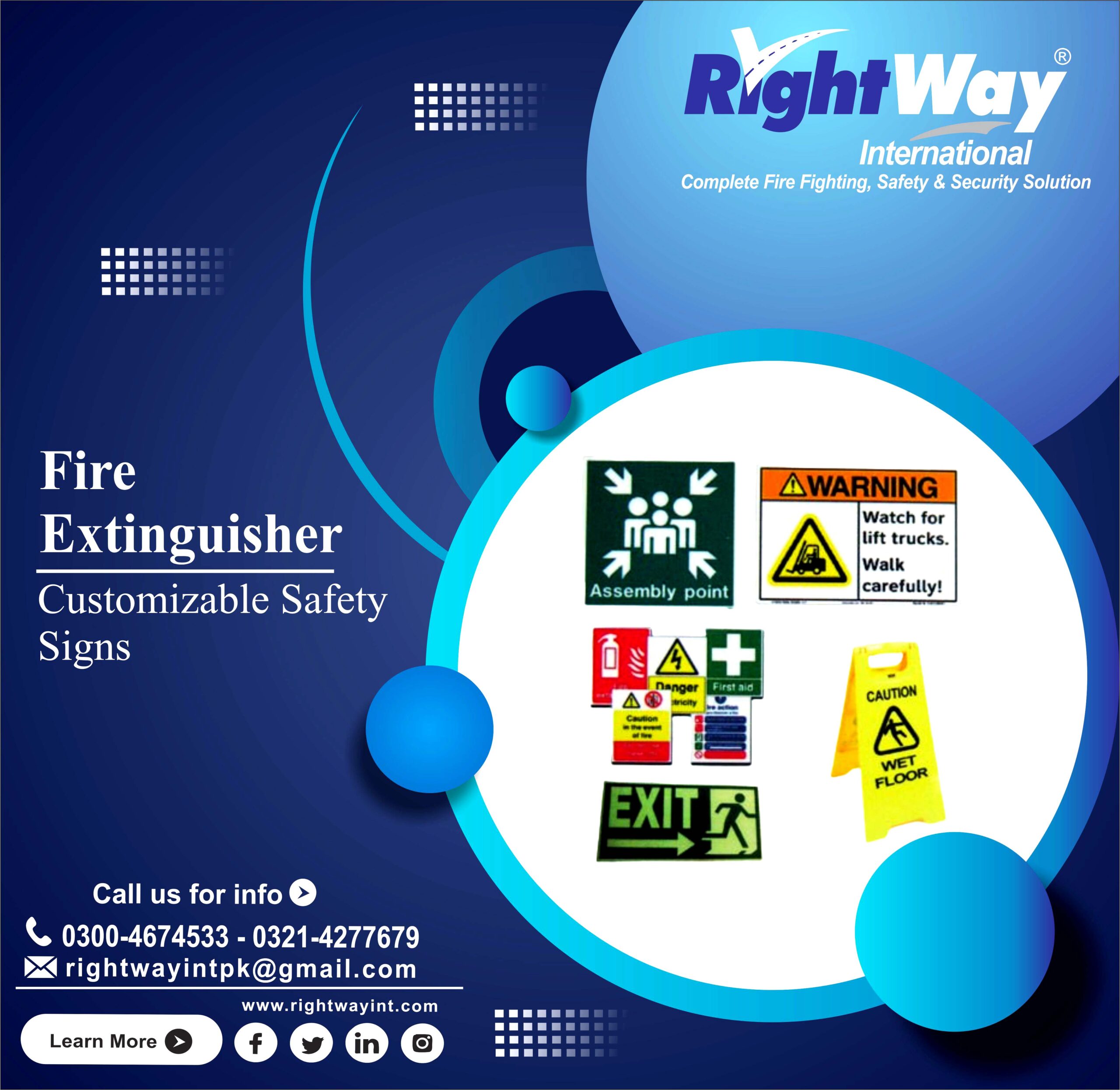 Customizable Safety Signs