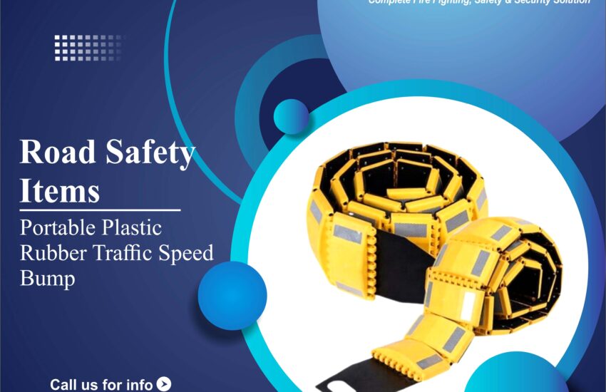 Portable Plastic Rubber Traffic Speed Bump