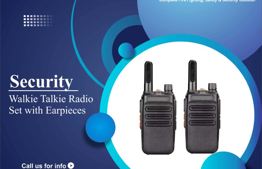 Walkie Talkie Radio Set with Earpieces